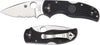 NATIVE 5--LIGHTWEIGHT BLACK HANDLE/PLAIN EDGE