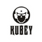 Kubey logo featuring a skull emblem inside a circle with a star on the forehead and bold gothic lettering.