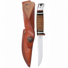 Buffalo Horn Mini FINN Hunter with Leather Sheath by Case®