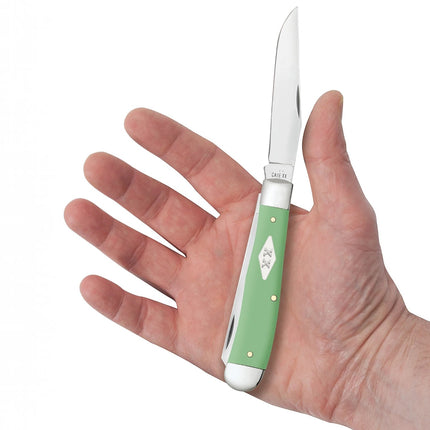 Case XX Mint Green Smooth Synthetic Trapper Folding Knife by Case®