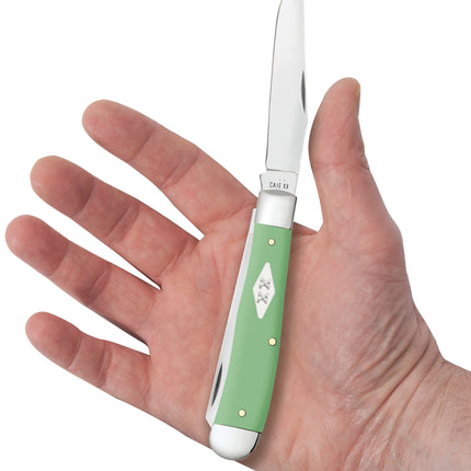 Case XX Mint Green Smooth Synthetic Trapper Folding Knife by Case®