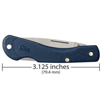 Case® | Smooth Lightweight Blue Synthetic Mini Blackhorn® by caseknives
