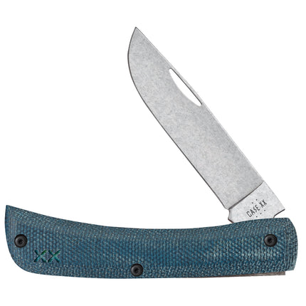 WR Case XX Sod Buster Jr Blue Denim Micarta and White G10 Laminate by Case®