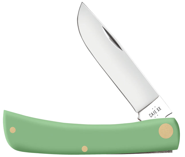 Case XX Mint Green Smooth Synthetic Sod Buster Jr Folding Knife CA63834 by Case®