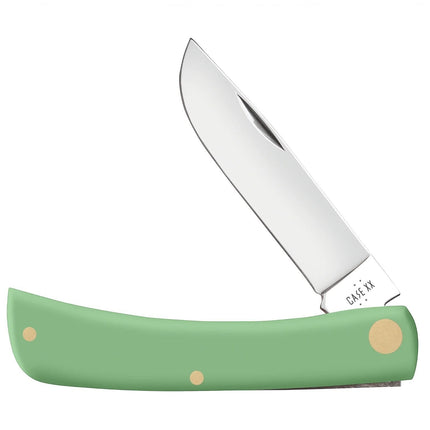 Case XX Mint Green Smooth Synthetic Sod Buster Jr Folding Knife CA63834 by Case®
