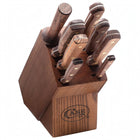 Case Household Cutlery 9-Piece Kitchen Knife Block Set with Solid Walnut Handles by Case®
