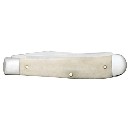 Case® Smooth Natural Bone Trapper Pocket Knife with Brass Bomb Shield