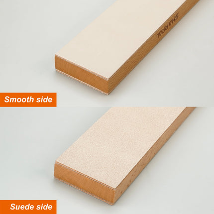 Sharpal Double-Sided Leather Strop Kit with Polishing Compound & Angle Guide by Sharpal