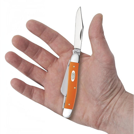Case® | Smooth Orange Synthetic Medium Stockman Knife by caseknives