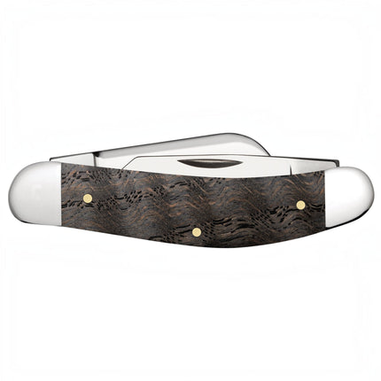Case® Smooth Black Curly Oak Wood Sowbelly Pocket Knife