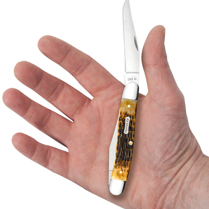 Case XX Muskrat Pocket Knife (Burnt Amber Rogers Jigged Bone, CA51395) by Case®