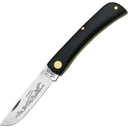 Case 095 Sodbuster Jr Folding Pocket Knife with Black Synthetic Handle by Case®
