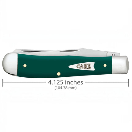 Case XX Spruce Green Smooth Synthetic Trapper Folding Knife CA64530 by Case®