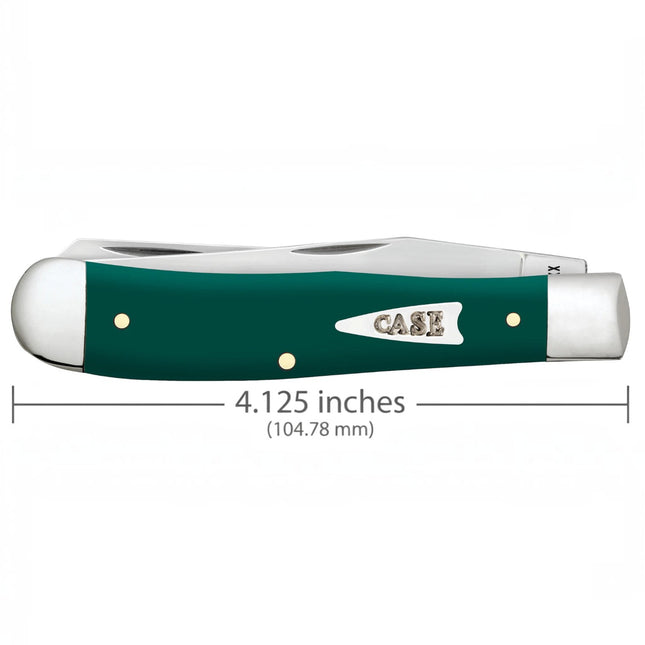 Case XX Spruce Green Smooth Synthetic Trapper Folding Knife CA64530 by Case®