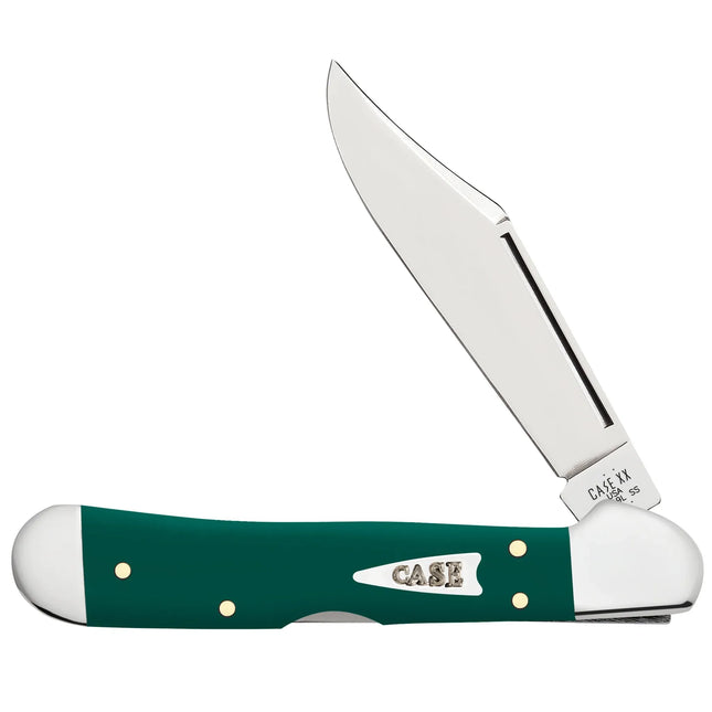 Case XX Spruce Green Smooth Synthetic Mini CopperLock Folding Knife CA64534 by Case®