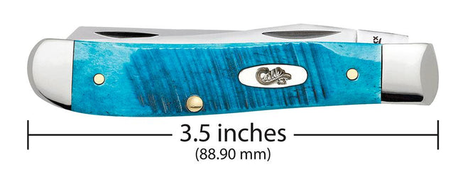 Case CA53066 - Sawcut Jig Caribbean Blue Bone Mini Trapper