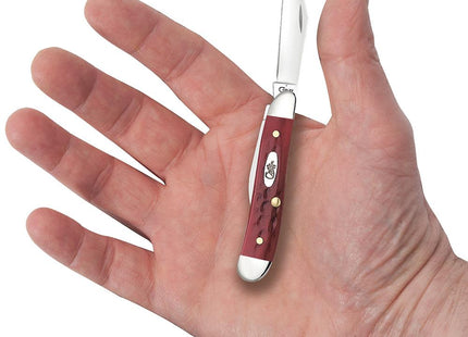 Case 781 Peanut Folding Pocket Knife with Red Pocket Worn Handles "Old Red" by Case®
