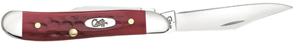 Case 781 Peanut Folding Pocket Knife with Red Pocket Worn Handles "Old Red" by Case®