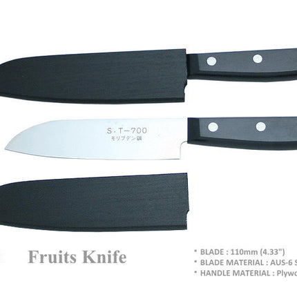Kanetsune KC 072 Fruit Knife 110mm Seki Japan Precision Fruit Prep Knife For Peaches Berries Citrus by Kanetsune