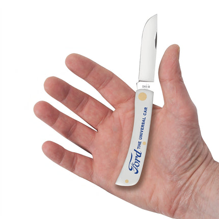 Case® x Ford “The Universal Car” Smooth White Synthetic Sod Buster® Jr Pocket Knife