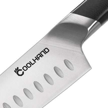 Santoku G-10 Handle (7") by CoolHand