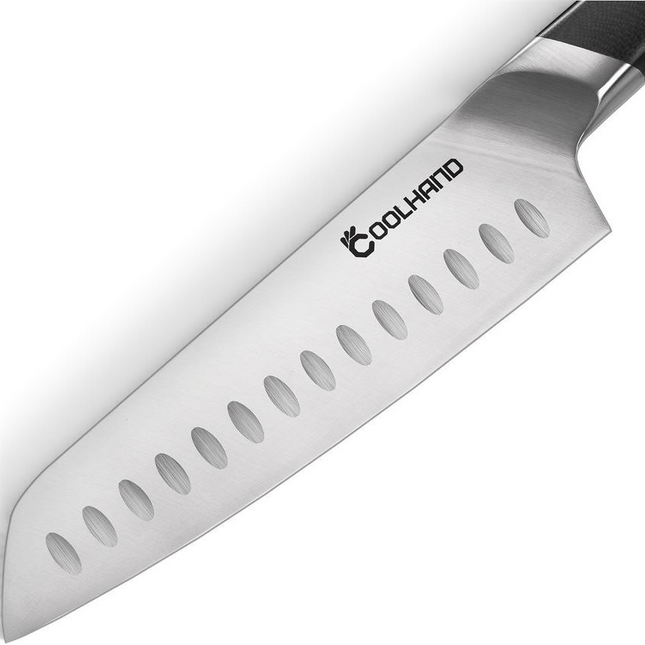 Santoku G-10 Handle (7") by CoolHand