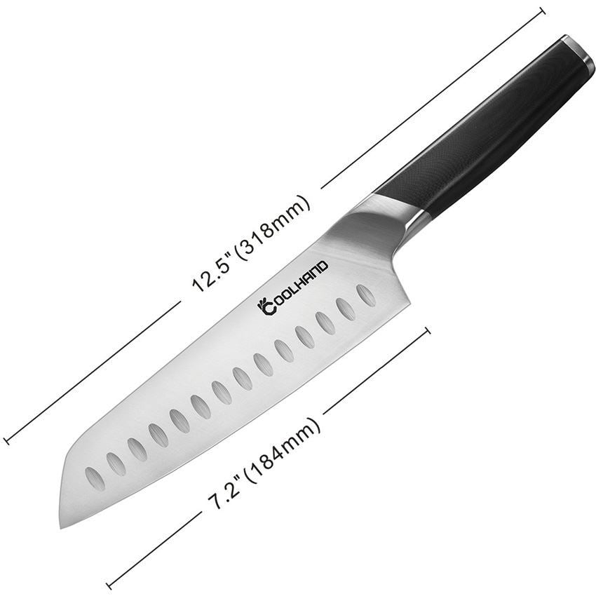 Santoku G-10 Handle (7