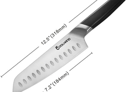Santoku G-10 Handle (7") by CoolHand