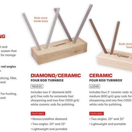 Lansky Ceramic Turn Box Sharpening System by Lansky