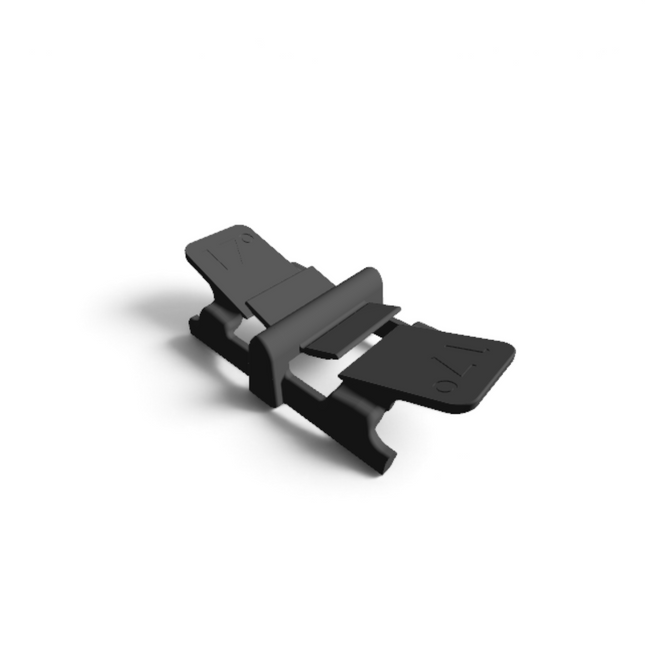 Razor Sharp AZ 17-degree precision knife guide for Venture series sharpeners in black matte finish