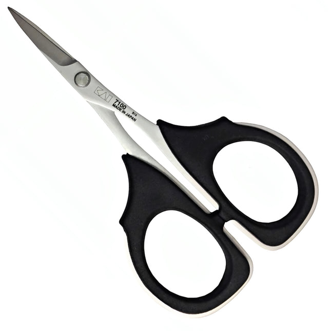 KAI 7100 Professional Scissors – 4-Inch, High Carbon Stainless Steel, Elastomer Handles by KAI®