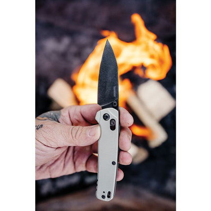 Kershaw Bel Air Pocket Knife, CPM MagnaCut Steel Blade, Micarta by Kershaw