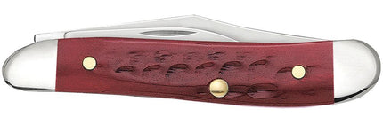 Case 781 Peanut Folding Pocket Knife with Red Pocket Worn Handles "Old Red" by Case®