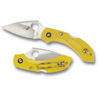 DRAGONFLY 2 SALT--LIGHTWEIGHT YELLOW HANDLE/H1/PLAIN EDGE by Spyderco