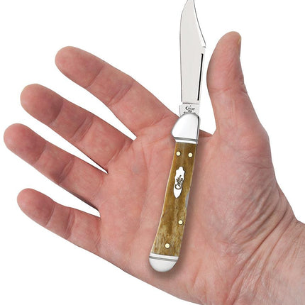 Case® | Smooth Antique Bone Mini CopperLock® Pocket Knife