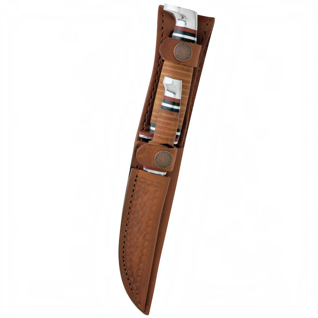 Case® | Leather Hunter TwoKnife Hunting Set w/ Leather Sheath by Case