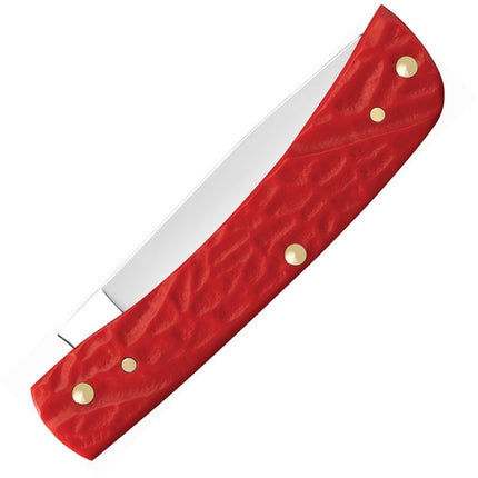 Case® Sod Buster Jr – Rough Red Synthetic Handles | 6137 SS
