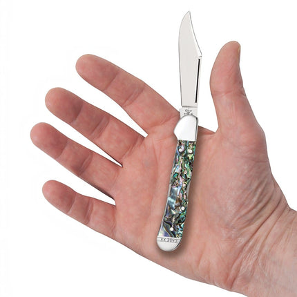 Case Abalone Mini CopperLock Pocket Knife