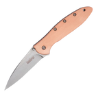 Kershaw Ken Onion Leek Copper Handles by Kershaw