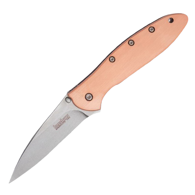 Kershaw Ken Onion Leek Copper Handles by Kershaw