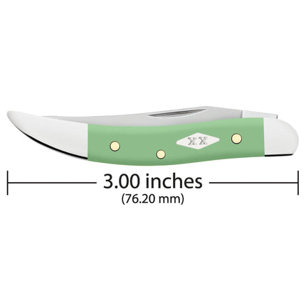 Case® | Smooth Mint Green Synthetic Small Texas Toothpick by caseknives