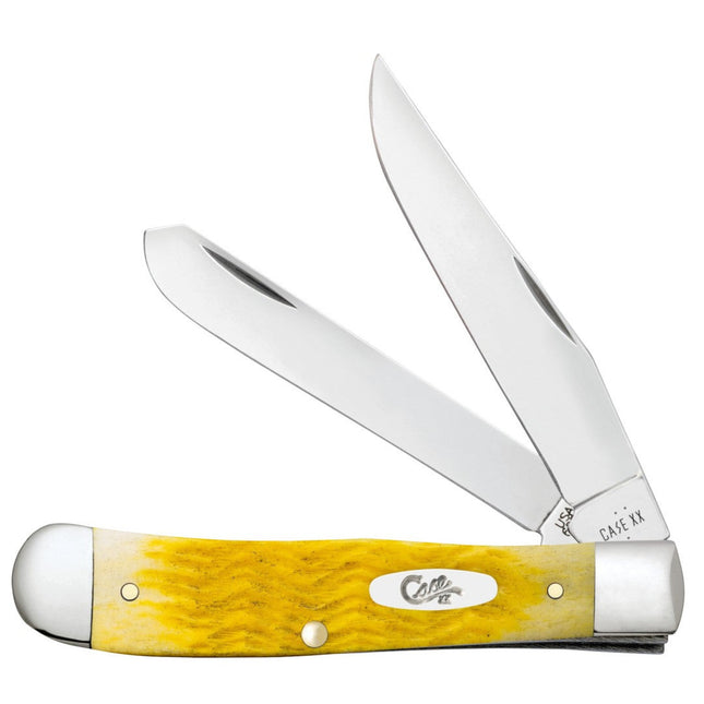 Case Platts Jig Yellow Bone Trapper Pocket Knife by Case®