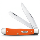 Case® Orange Synthetic Trapper Pocket Knife – Tru-Sharp Steel, Clip & Spey Blades – CA80500