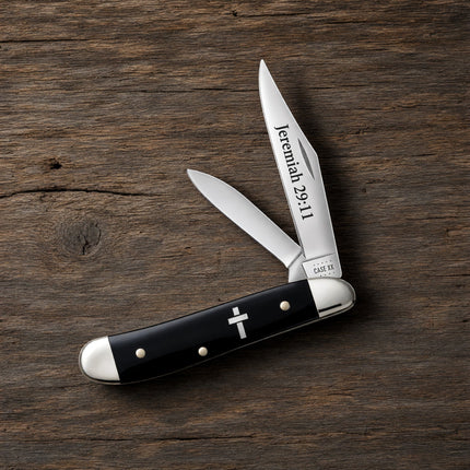 Case® Jeremiah 29:11 Black Synthetic Peanut