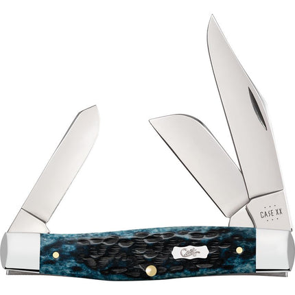 Case XX Stockman Pocket Knife (51851, Mediterranean Blue Bone) by Case®