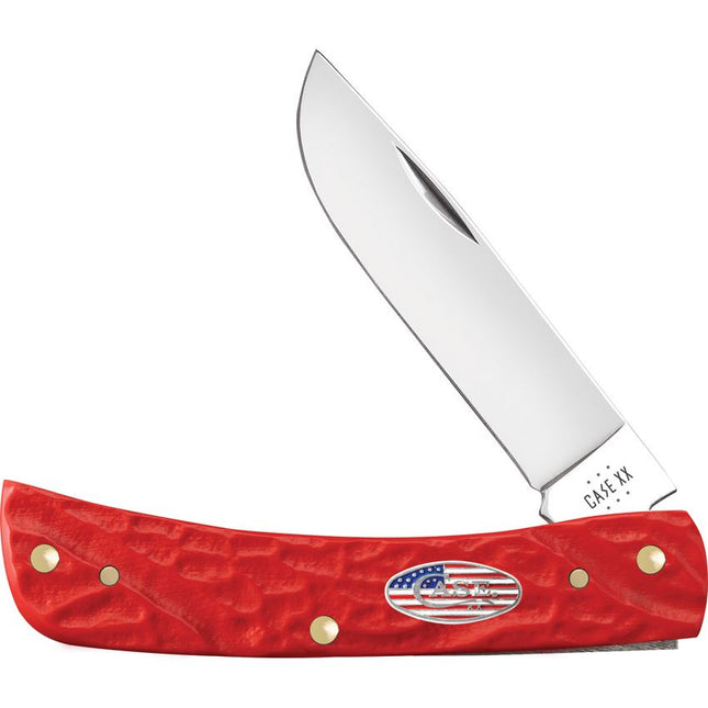 Case® Sod Buster Jr – Rough Red Synthetic Handles | 6137 SS