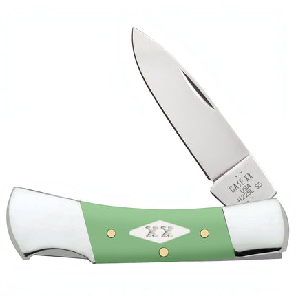 Case Smooth Mint Green Synthetic Lockback Pocket Knife