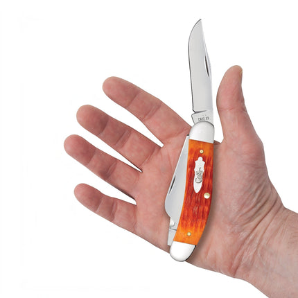 Case® Crandall Jigged Tequila Sunrise Bone Sowbelly Pocket Knife