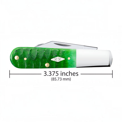 Case® | Gator Jigged Bright Green Bone Barlow by caseknives