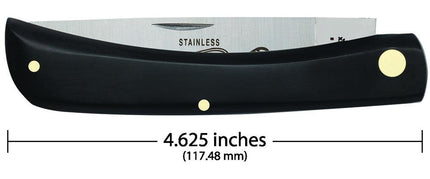 Case Sodbuster Folding Pocket Knife - Full Length Skinner Blade With Curved Ergonomic Handle by Case®